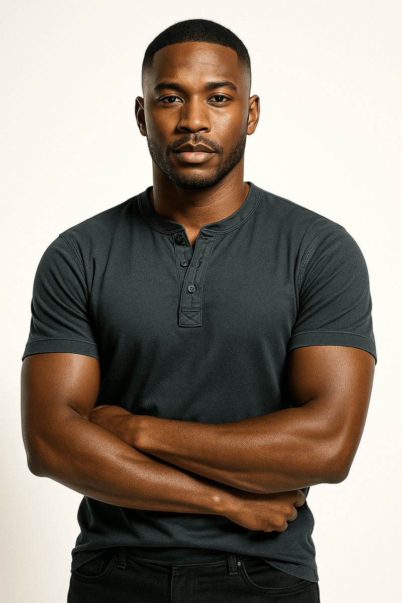 Classic Henley Collection | Men's T Shirt with Button Placket | Casual Comfort for All-Season Wear