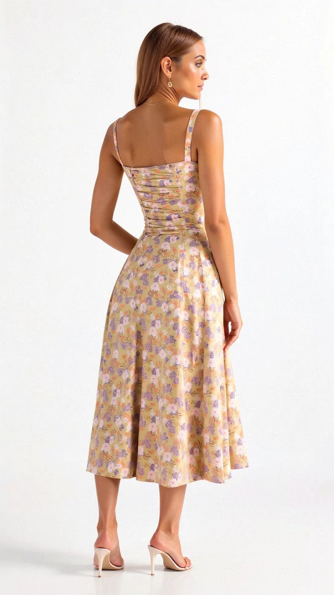 Aurelia Sleeveless Summer Midi Dress | Premium Lightweight Dress