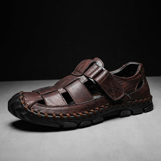 Men's Fisherman Sandals β Closed Toe Cutout Hook Strap Sandals with Thick Tread Outsole for Outdoor & Casual Wear