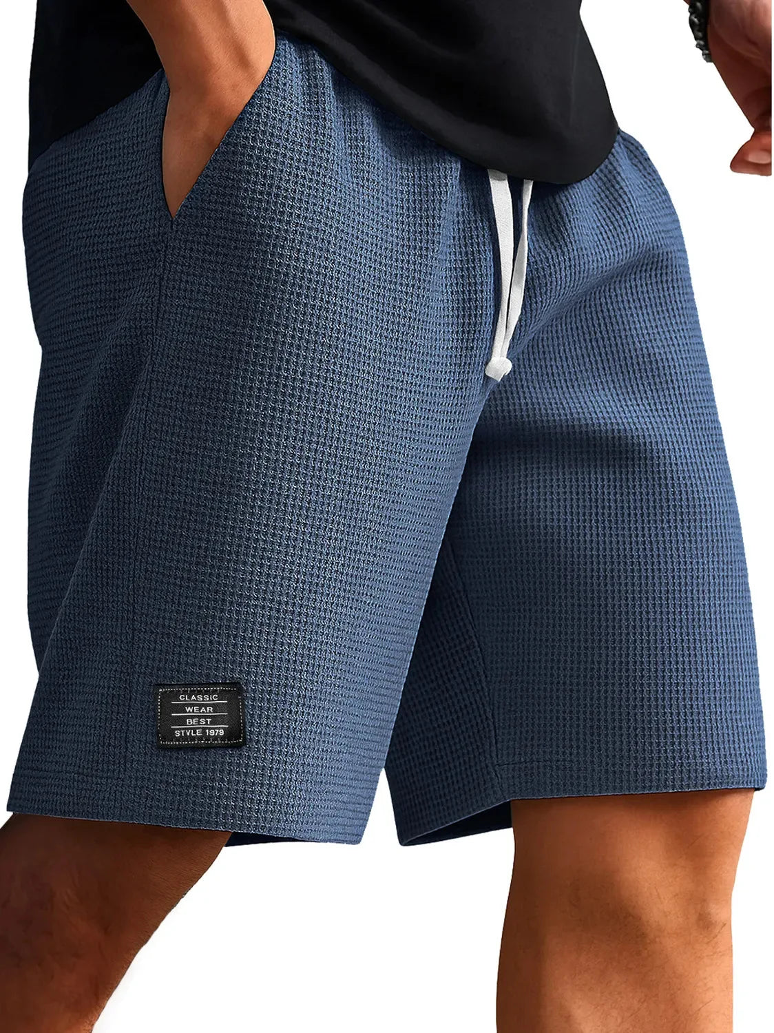 Men's Retro Jacquard Shorts – Casual Streetwear Summer Sweatpants Short Style