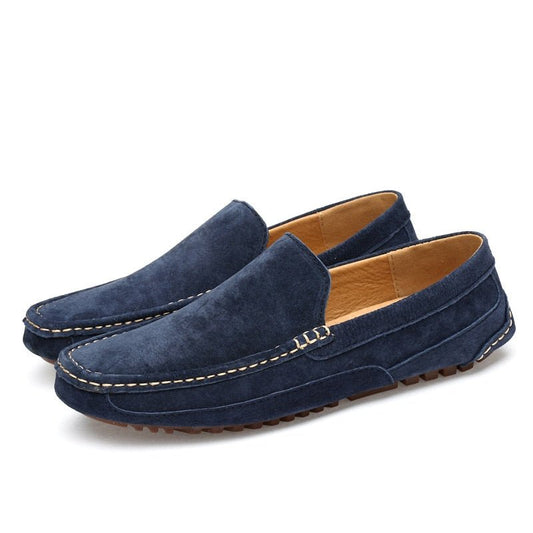 Men's Moc Toe Loafers β Slip-On Casual Loafers with Textured Outsole for Everyday & Smart Casual Wear