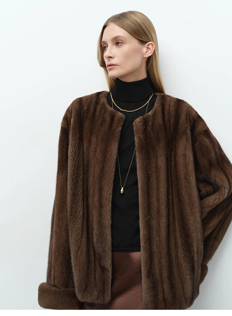 Amaya Collection | Faux Fur Coat Women with Soft Inner Lining | Relaxed Fit for Effortless Style