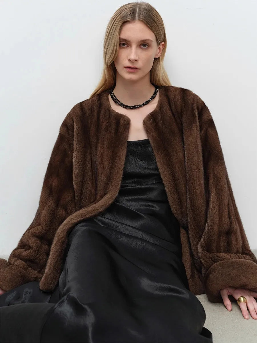 Amaya Collection | Faux Fur Coat Women with Soft Inner Lining | Relaxed Fit for Effortless Style