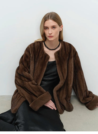 Amaya Collection | Faux Fur Coat Women with Soft Inner Lining | Relaxed Fit for Effortless Style