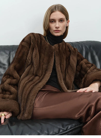 Amaya Collection | Faux Fur Coat Women with Soft Inner Lining | Relaxed Fit for Effortless Style