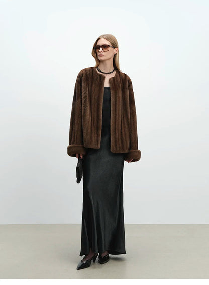 Amaya Collection | Faux Fur Coat Women with Soft Inner Lining | Relaxed Fit for Effortless Style