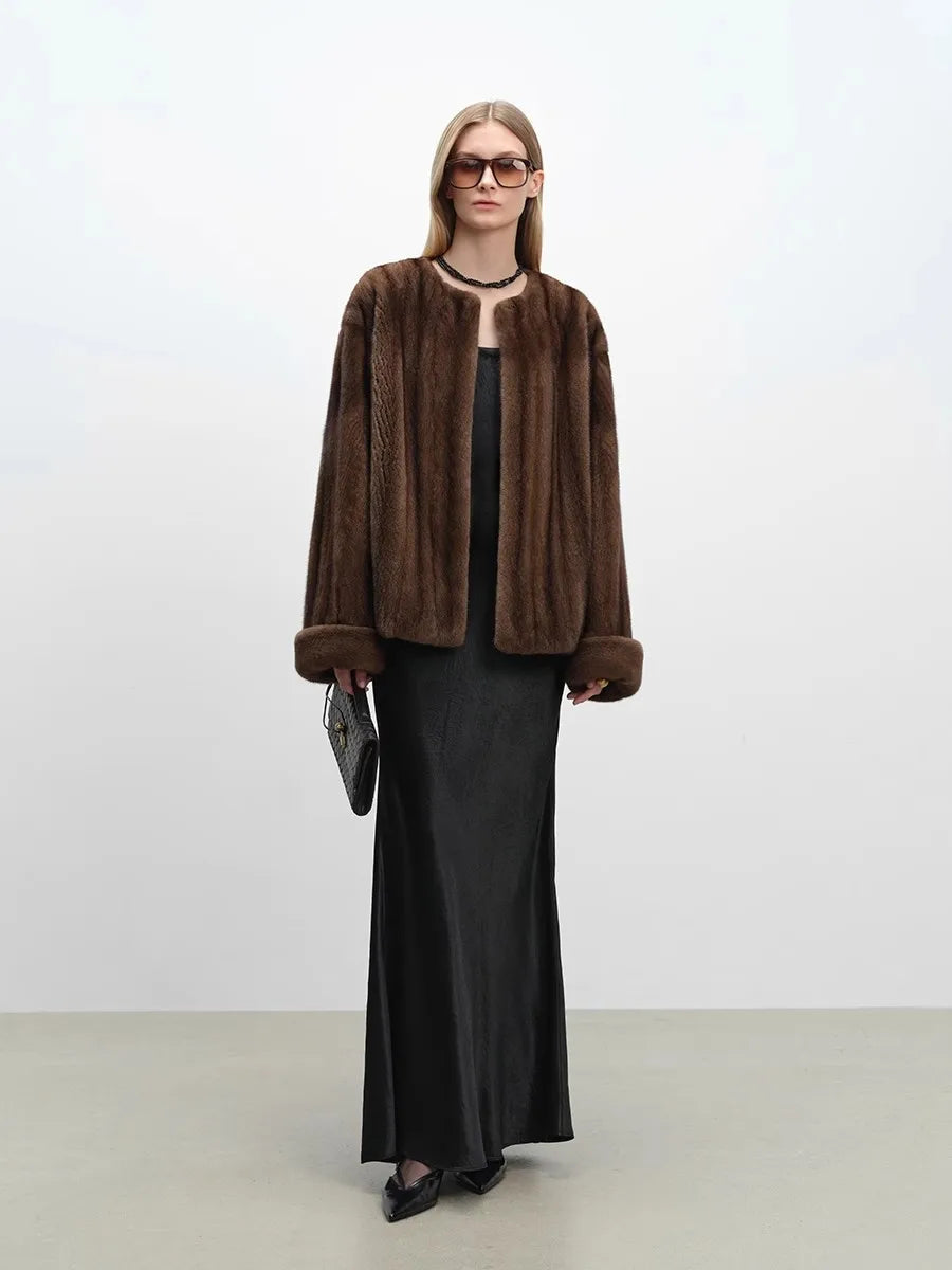 Amaya Collection | Faux Fur Coat Women with Soft Inner Lining | Relaxed Fit for Effortless Style
