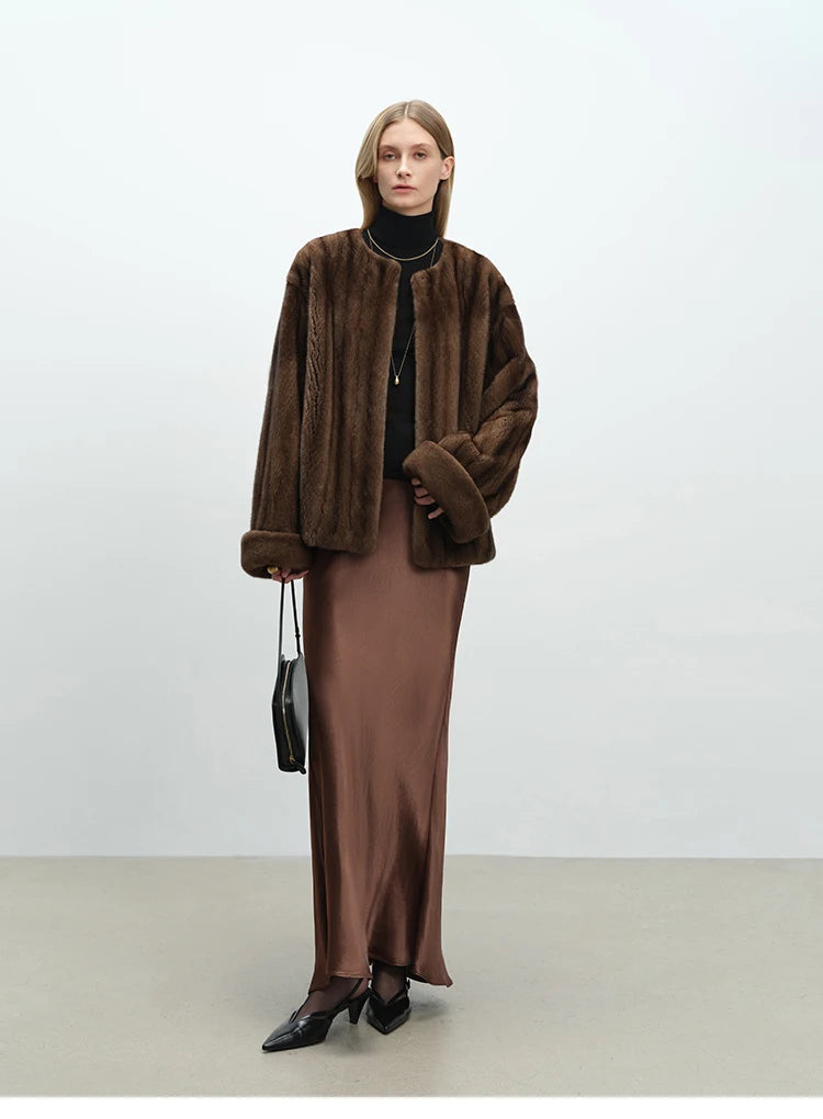 Amaya Collection | Faux Fur Coat Women with Soft Inner Lining | Relaxed Fit for Effortless Style