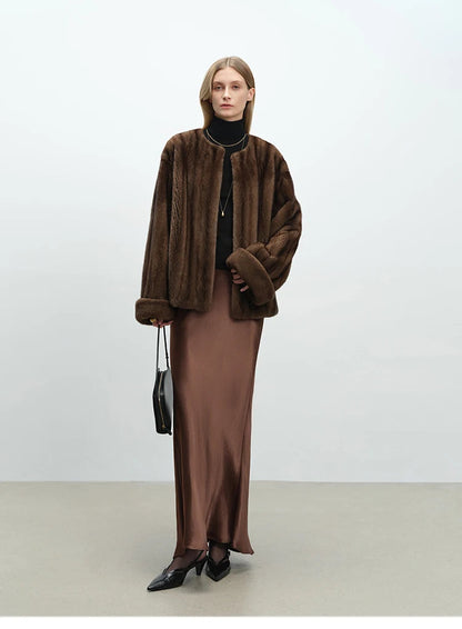 Amaya Collection | Faux Fur Coat Women with Soft Inner Lining | Relaxed Fit for Effortless Style