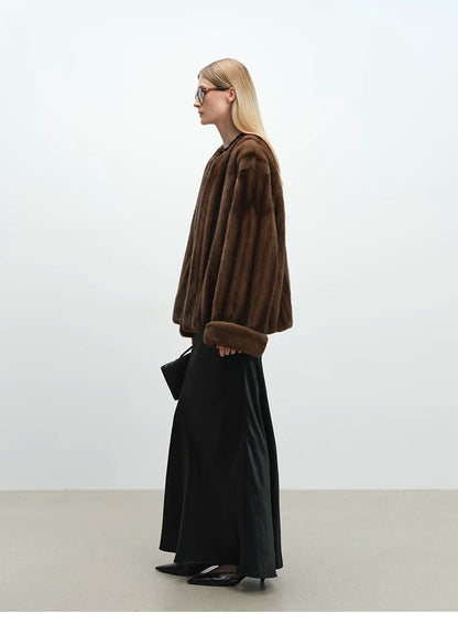Amaya Collection | Faux Fur Coat Women with Soft Inner Lining | Relaxed Fit for Effortless Style