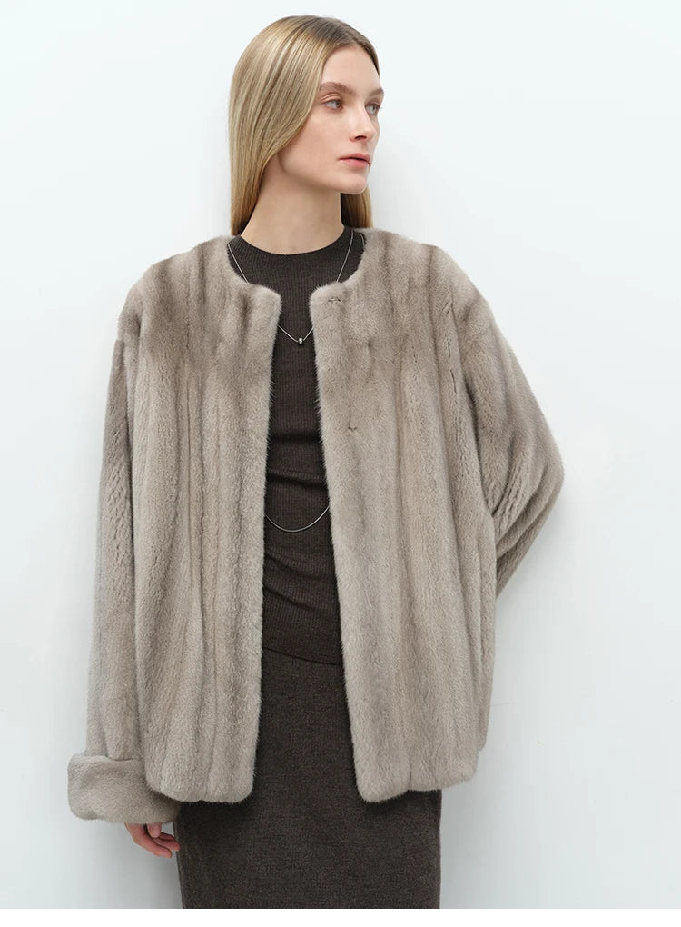 Amaya Collection | Faux Fur Coat Women with Soft Inner Lining | Relaxed Fit for Effortless Style