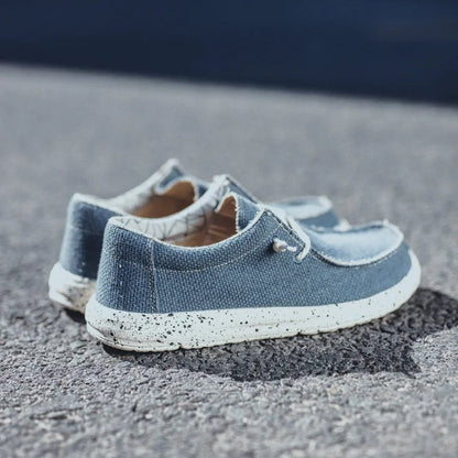 Men's Slip-On Canvas Loafers – Lightweight Anti-Slip Casual Shoes for Everyday Wear