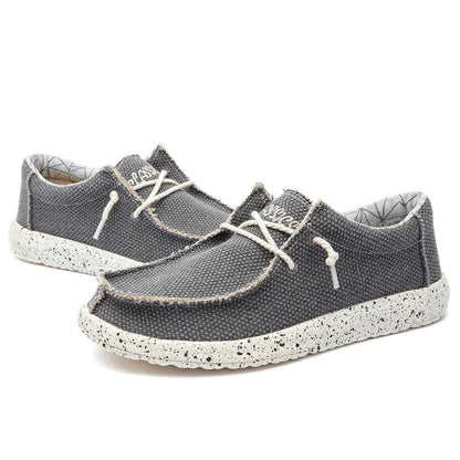Men's Slip-On Canvas Loafers – Lightweight Anti-Slip Casual Shoes for Everyday Wear