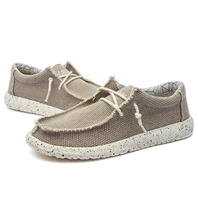 Men's Slip-On Canvas Loafers – Lightweight Anti-Slip Casual Shoes for Everyday Wear