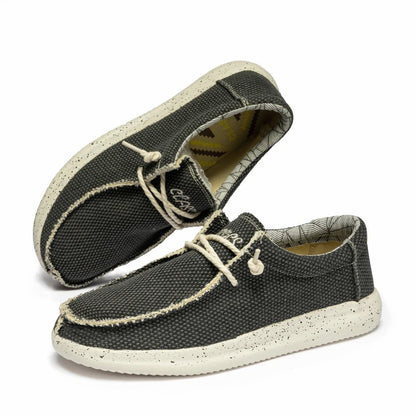 Men's Slip-On Canvas Loafers – Lightweight Anti-Slip Casual Shoes for Everyday Wear