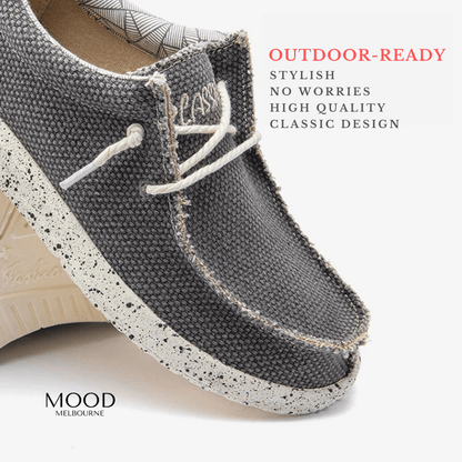 Men's Slip-On Canvas Loafers – Lightweight Anti-Slip Casual Shoes for Everyday Wear