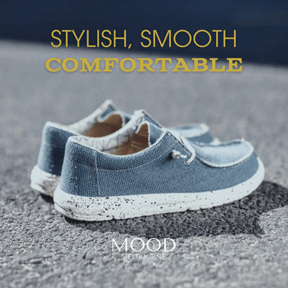 Men's Slip-On Canvas Loafers – Lightweight Anti-Slip Casual Shoes for Everyday Wear