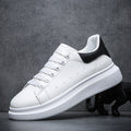 Men's Platform Sneakers | Chunky Sole White Streetwear