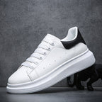 Men's Platform Sneakers | Chunky Sole White Streetwear