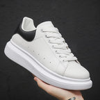 Men's Platform Sneakers | Chunky Sole White Streetwear