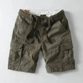 Men's Cargo Shorts — Multi-Pocket Relaxed Fit Cotton Shorts