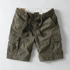 Men's Cargo Shorts — Multi-Pocket Relaxed Fit Cotton Shorts
