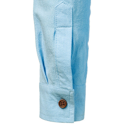 Casual Elegance | Men's Dress Shirt with Button-Down Design | Timeless Style for Every Occasion