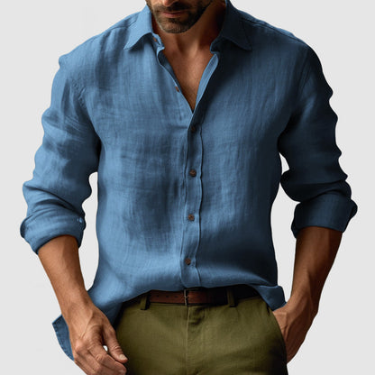 Casual Elegance | Men's Dress Shirt with Button-Down Design | Timeless Style for Every Occasion