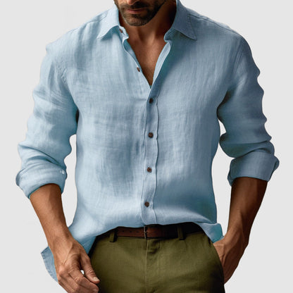 Casual Elegance | Men's Dress Shirt with Button-Down Design | Timeless Style for Every Occasion