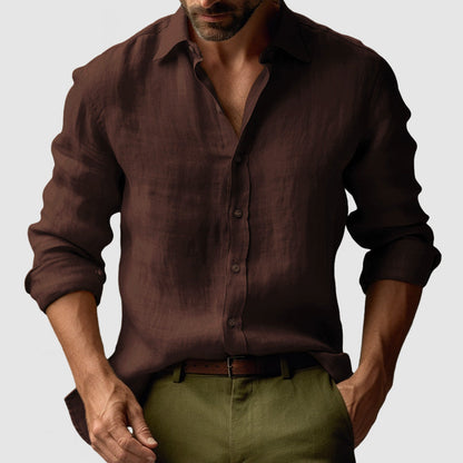 Casual Elegance | Men's Dress Shirt with Button-Down Design | Timeless Style for Every Occasion