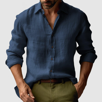 Casual Elegance | Men's Dress Shirt with Button-Down Design | Timeless Style for Every Occasion