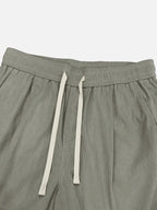 Men's Corduroy Straight Leg Pants | Relaxed Fit Elastic Waist Retro Casual Trousers