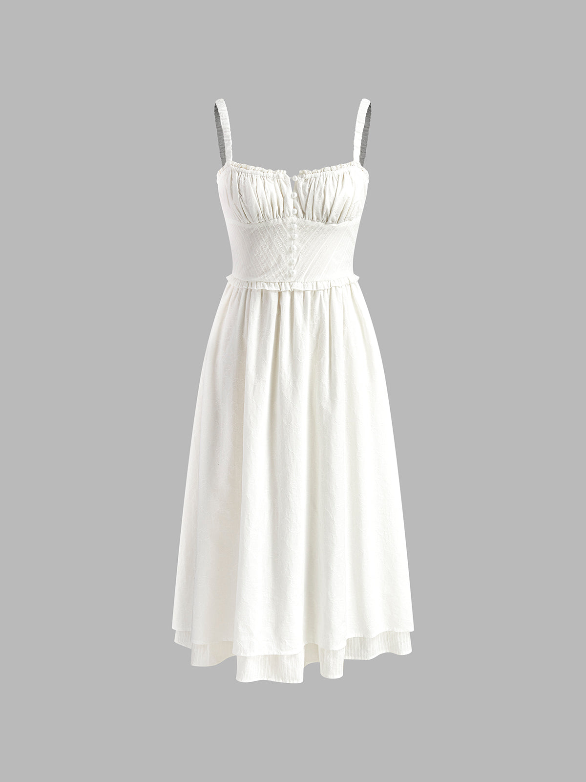 Fiona Spaghetti Strap Midi Dress | Premium Summer Dress