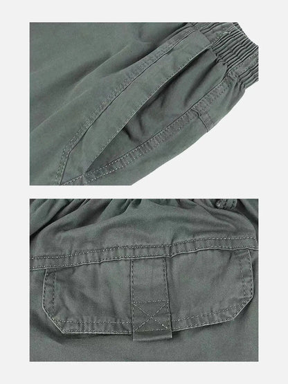 Classic Chino Pants | Men's Cotton Pull-On Chinos with Elastic Waistband | Comfortable Fit for Everyday Wear