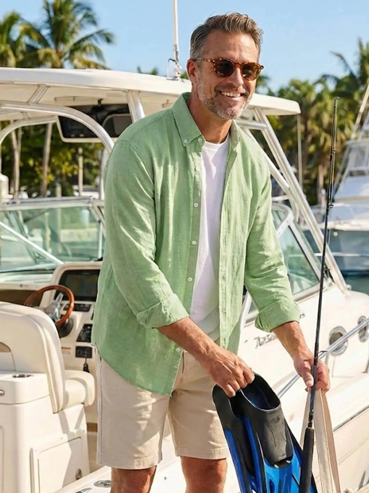 Classic Cotton | Men's Long Sleeve Shirt with Stylish Stand Collar | Comfortable Fit for Everyday Wear