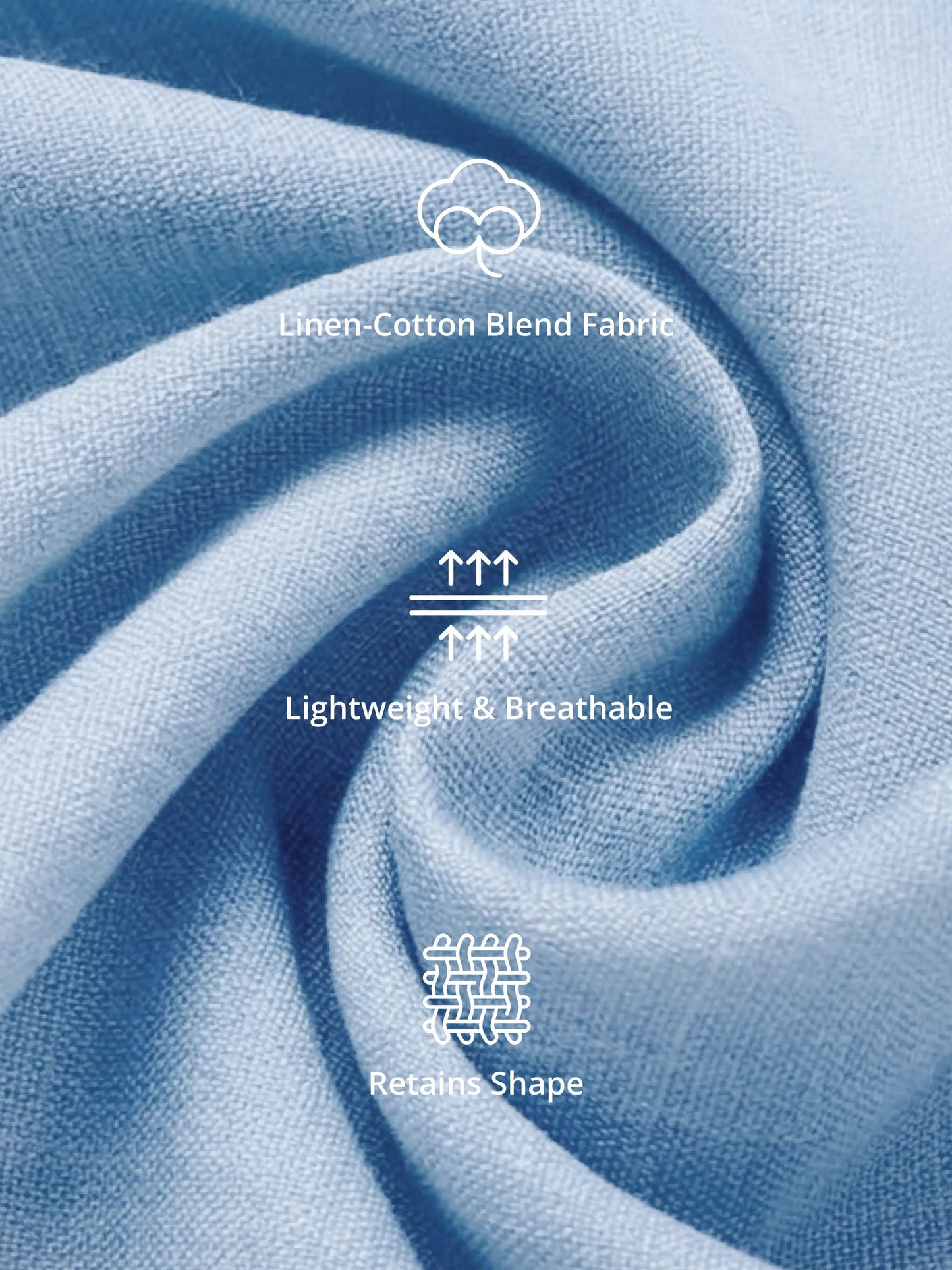 Classic Linen Cotton Blend Short Sleeve Shirt with Breathable Fabric for Warm Weather Comfort