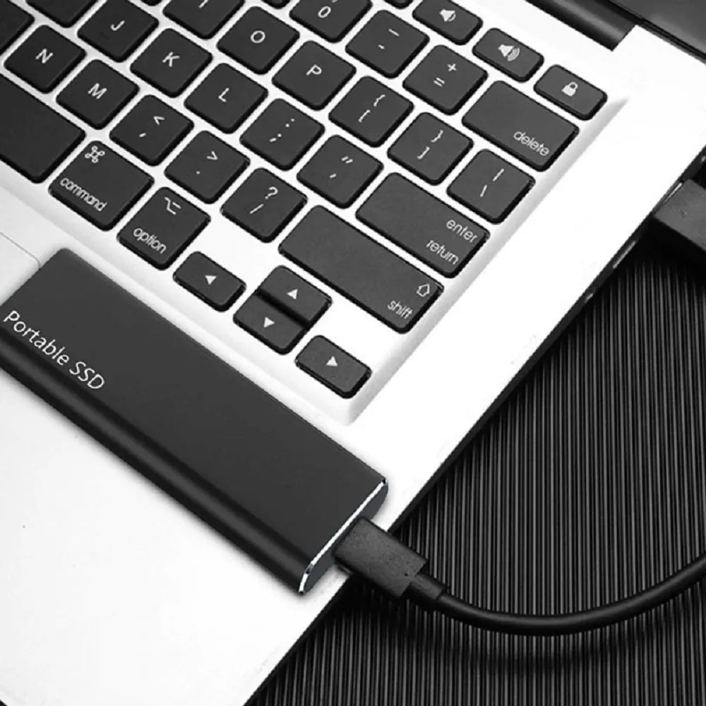 4TB Portable External Hard Drive — Slim USB-C Storage Drive
