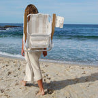 Deluxe Backpack Beach Chair — Adjustable Recline with Cooler Pocket