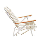 Deluxe Backpack Beach Chair — Adjustable Recline with Cooler Pocket