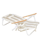 Deluxe Backpack Beach Chair — Adjustable Recline with Cooler Pocket