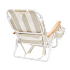 Deluxe Backpack Beach Chair — Adjustable Recline with Cooler Pocket