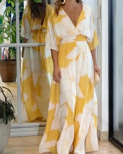 Vivienne Lightweight Floral Maxi Dress | Premium Summer Dress