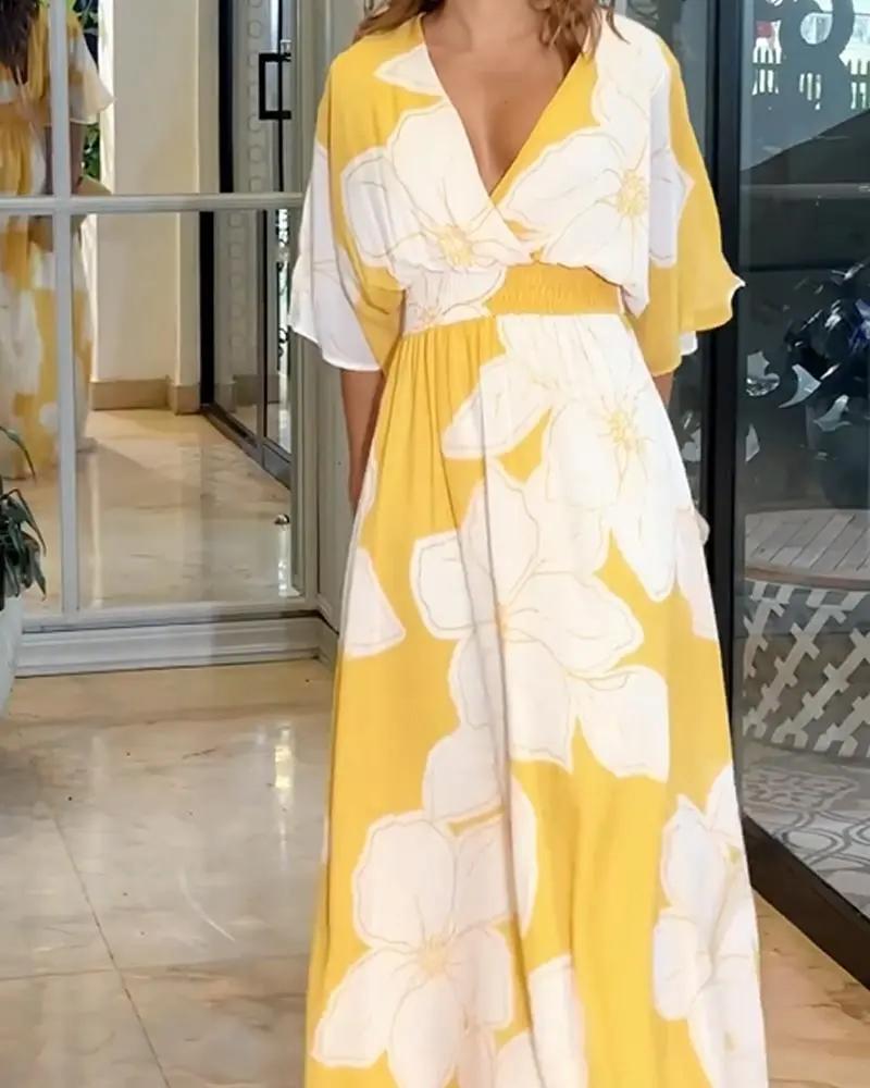 Vivienne Lightweight Floral Maxi Dress | Premium Summer Dress