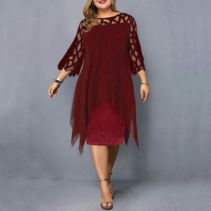 Juliette Elegant Versatile Midi Dress | Premium Plus Size Dress