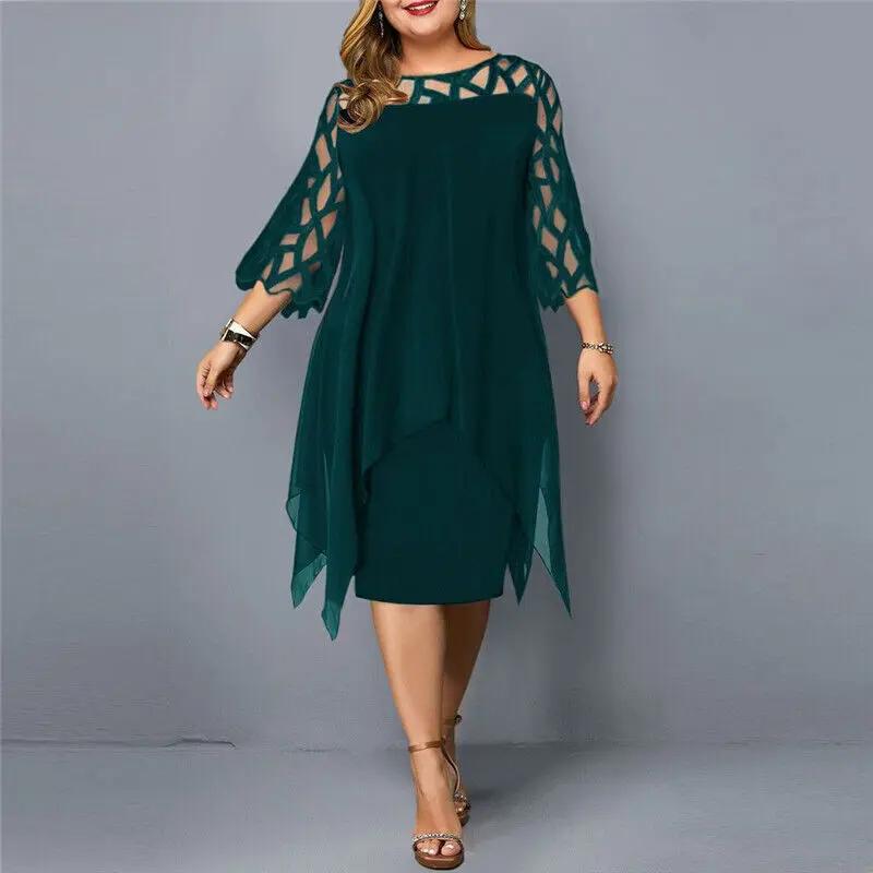 Juliette Elegant Versatile Midi Dress | Premium Plus Size Dress