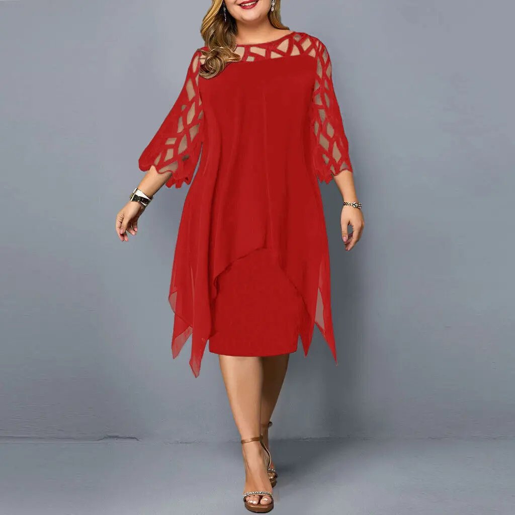 Juliette Elegant Versatile Midi Dress | Premium Plus Size Dress