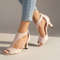 Women's Black Supportive Orthopedic Heels | Zyla