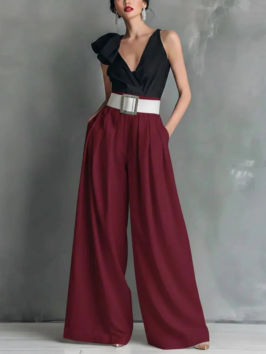 Elegant Collection | Women's Wide Leg Pants with High Waist Design | Lightweight Fabric for All-Day Comfort