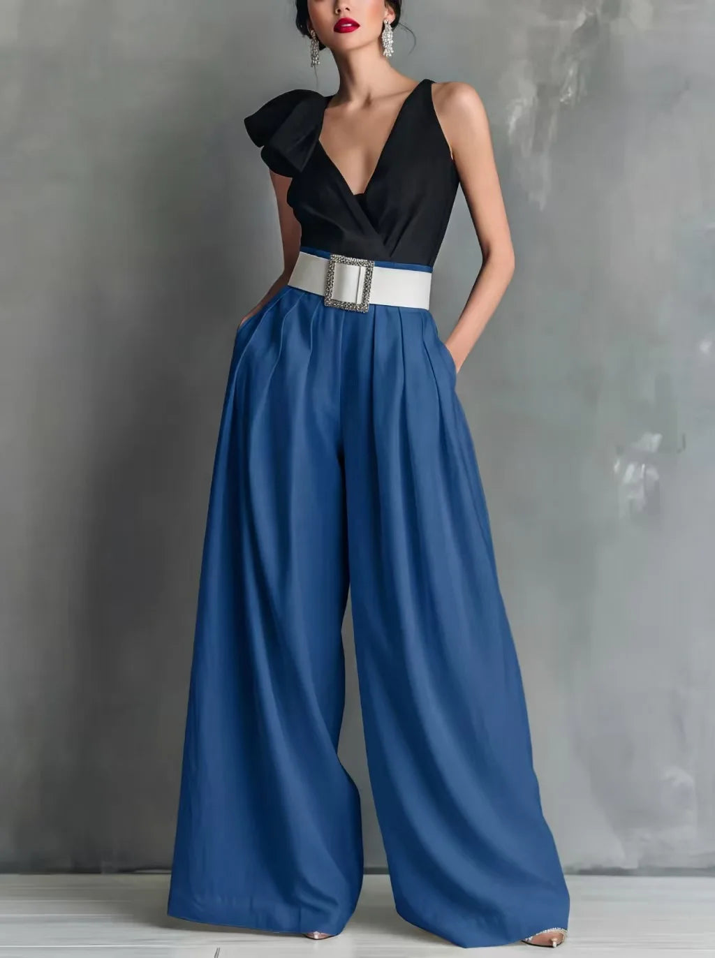 Elegant Collection | Women's Wide Leg Pants with High Waist Design | Lightweight Fabric for All-Day Comfort