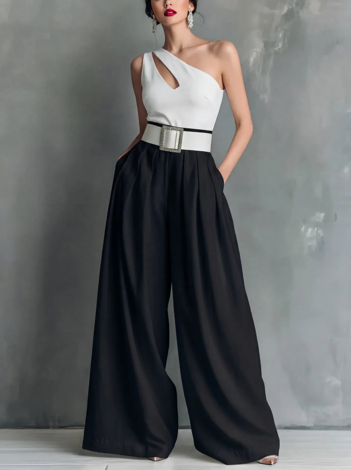Elegant Collection | Women's Wide Leg Pants with High Waist Design | Lightweight Fabric for All-Day Comfort